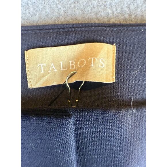 NWOT Talbots Pants Women's Navy Cambridge Pull On Size 14W - Picture 3 of 6
